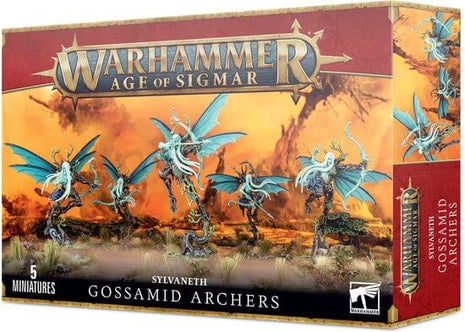 Dit is een afbeelding van het miniatuur Gossamid Archers - Sylvaneth voor het spel Warhammer, te koop bij Tabletop Miniature Wargames spellenwinkel Speldorado in delft