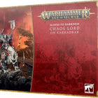 Dit is een foto van het spel Chaos Lord On Karkadrak - Slaves to Darkness te koop bij Speldorado Spellenwinkel Delft