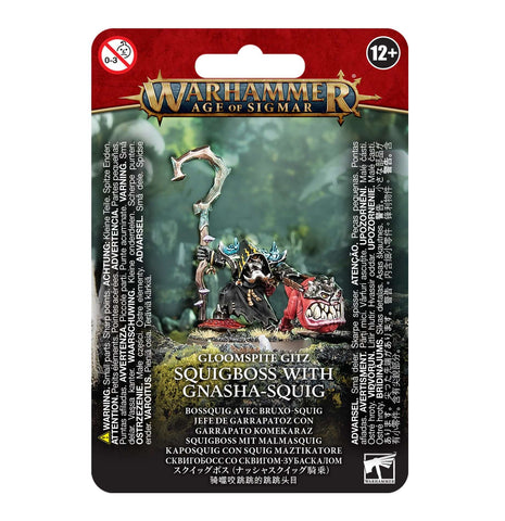 Games Workshop Squigboss With Gnasha-Squig - Gloomspite Gitz - Gloomspite Gitz