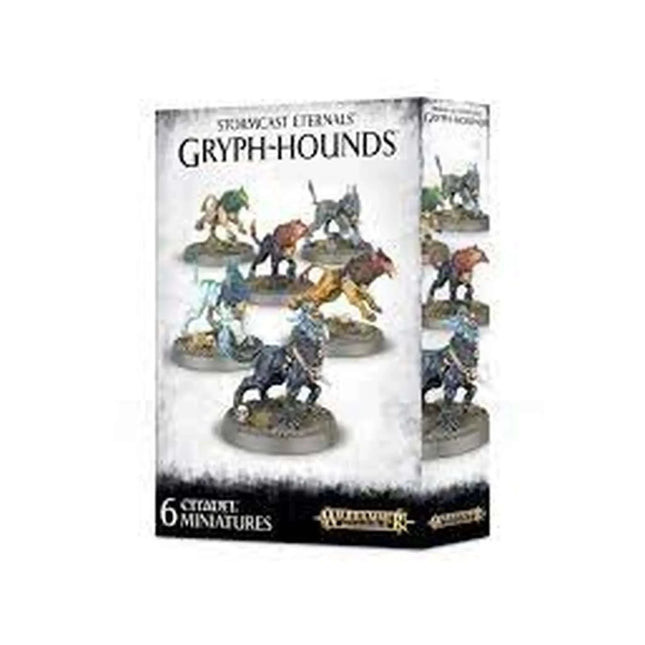 Dit is een foto van het spel Gryph-Hounds - Stormcast Eternals te koop bij Speldorado Spellenwinkel Delft