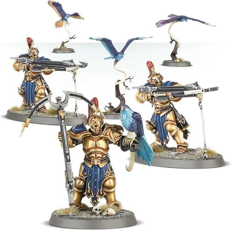 Dit is een afbeelding van het miniatuur Vanguard-Raptors - Stormcast Eternals voor het spel Warhammer, te koop bij Tabletop Miniature Wargames spellenwinkel Speldorado in delft