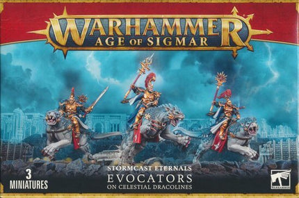 Dit is een foto van het spel Evocators On Celestial Dracolines te koop bij Speldorado Spellenwinkel Delft
