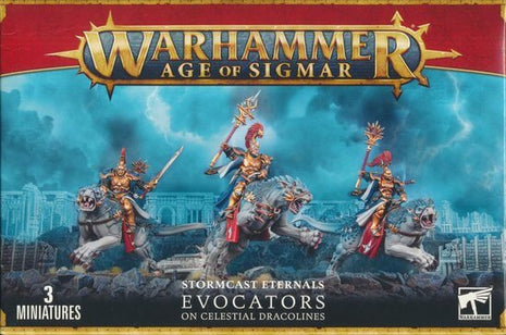 Games Workshop Evocators On Celestial Dracolines - Stormcast Eternals