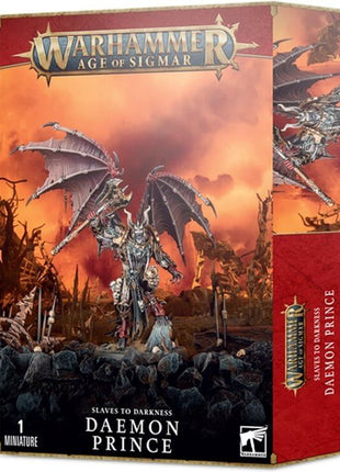 Dit is een afbeelding van het miniatuur Daemon Prince - Slaves to Darkness voor het spel Warhammer, te koop bij Tabletop Miniature Wargames spellenwinkel Speldorado in delft