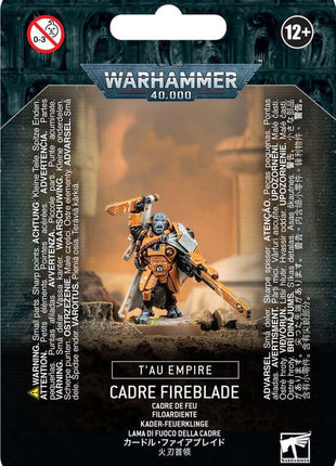 Dit is een afbeelding van het miniatuur Cadre Fireblade - Tau Empire voor het spel Warhammer, te koop bij Tabletop Miniature Wargames spellenwinkel Speldorado in delft
