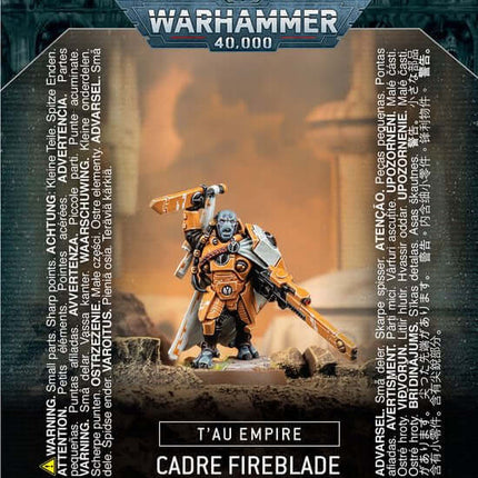 Dit is een foto van het spel Cadre Fireblade - Tau Empire te koop bij Speldorado Spellenwinkel Delft