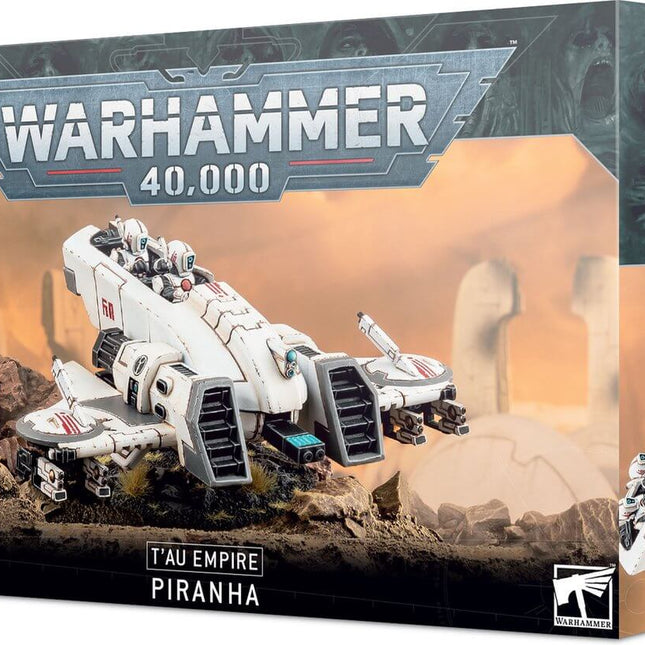 Dit is een foto van het spel Piranha - Tau Empire te koop bij Speldorado Spellenwinkel Delft