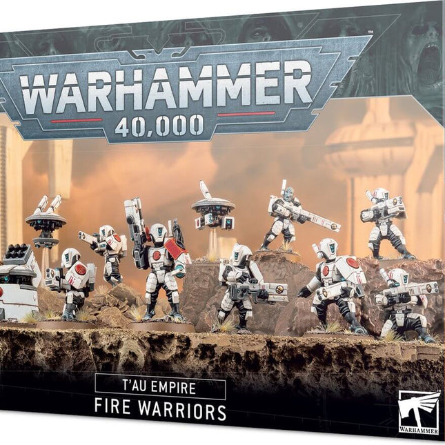 Dit is een foto van het spel Fire Warriors - Tau Empire te koop bij Speldorado Spellenwinkel Delft