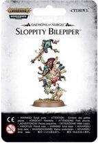 Dit is een foto van het spel Sloppity Bilepiper - Maggotkin of Nurgle te koop bij Speldorado Spellenwinkel Delft
