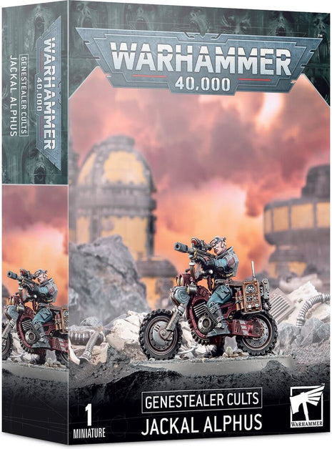 Dit is een afbeelding van het miniatuur Jackal Alphus - Genestealer Cults voor het spel Warhammer, te koop bij Tabletop Miniature Wargames spellenwinkel Speldorado in delft