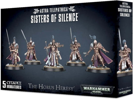 Dit is een afbeelding van het miniatuur Sisters Of Silence - Adeptus Custodes voor het spel Warhammer, te koop bij Tabletop Miniature Wargames spellenwinkel Speldorado in delft