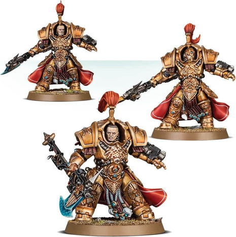 Dit is een afbeelding van het miniatuur Allarus Custodians - Adeptus Custodes voor het spel Warhammer, te koop bij Tabletop Miniature Wargames spellenwinkel Speldorado in delft
