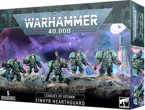 Dit is een afbeelding van het miniatuur einhyr Hearthguard - Leagues of Votann voor het spel Warhammer, te koop bij Tabletop Miniature Wargames spellenwinkel Speldorado in delft
