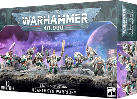 Dit is een afbeelding van het miniatuur Hearthkyn Warriors - Leagues of Votann voor het spel Warhammer, te koop bij Tabletop Miniature Wargames spellenwinkel Speldorado in delft