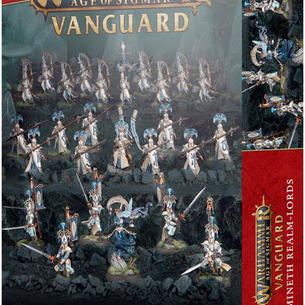 Dit is een foto van het spel Vanguard Lumineth Realm te koop bij Speldorado Spellenwinkel Delft