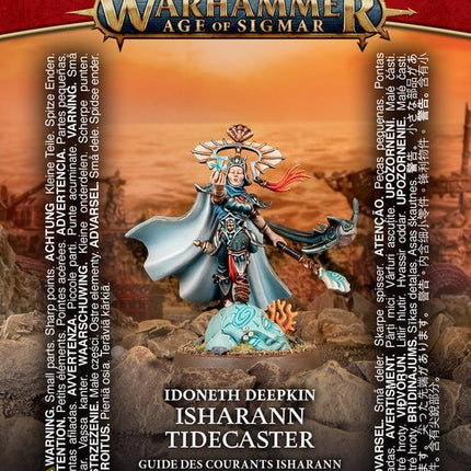 Dit is een foto van het spel Isharann Tidecaster - Idoneth Deepkin te koop bij Speldorado Spellenwinkel Delft