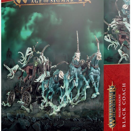 Dit is een foto van het spel Black Coach - Nighthaunt te koop bij Speldorado Spellenwinkel Delft