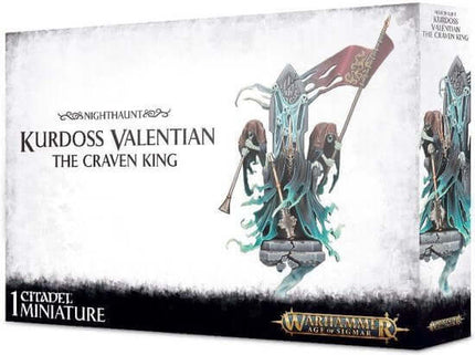 Dit is een foto van het spel Kurdoss Valentianthe Craven King - Flesh Eater Courts te koop bij Speldorado Spellenwinkel Delft