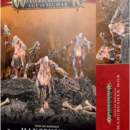 Dit is een foto van het spel Mancrusher Mob - Sons Of Behemat te koop bij Speldorado Spellenwinkel Delft