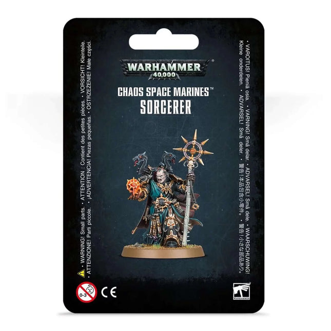 Dit is een foto van het spel Sorcerer - Chaos Space Marines te koop bij Speldorado Spellenwinkel Delft