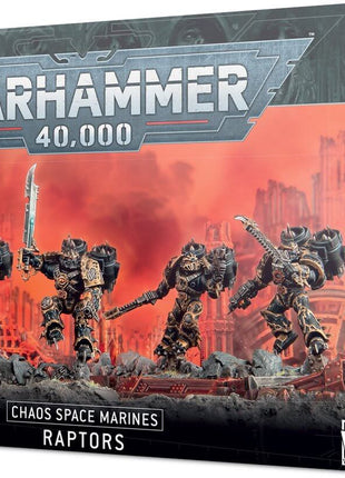 Dit is een afbeelding van het miniatuur Raptors - Chaos Space Marines voor het spel Warhammer, te koop bij Tabletop Miniature Wargames spellenwinkel Speldorado in delft