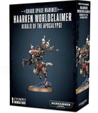 Dit is een afbeelding van het miniatuur Haarken Worldclaimer - Chaos Space Marines voor het spel Warhammer, te koop bij Tabletop Miniature Wargames spellenwinkel Speldorado in delft