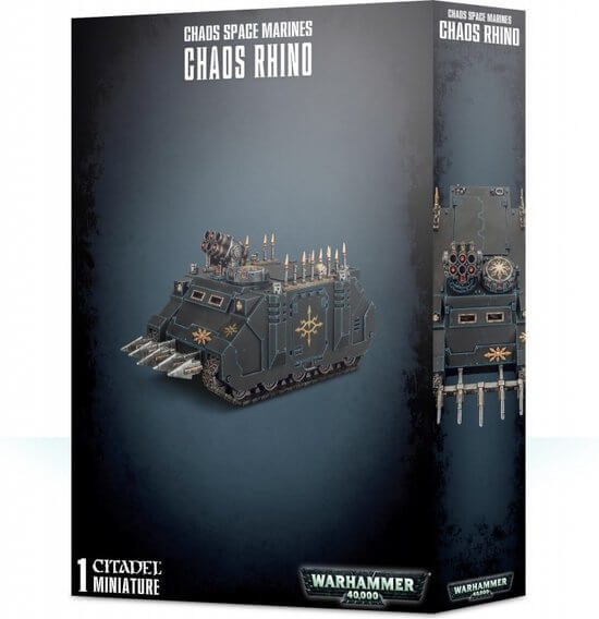 Dit is een foto van het spel Rhino - Chaos Space Marines te koop bij Speldorado Spellenwinkel Delft