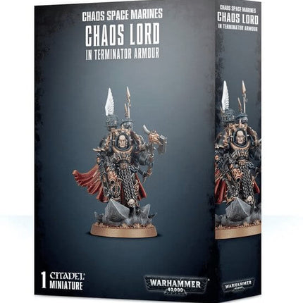 Dit is een foto van het spel Lord In Terminator Armour - Chaos Space Marines te koop bij Speldorado Spellenwinkel Delft