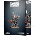 Dit is een afbeelding van het miniatuur Lord In Terminator Armour - Chaos Space Marines voor het spel Warhammer, te koop bij Tabletop Miniature Wargames spellenwinkel Speldorado in delft