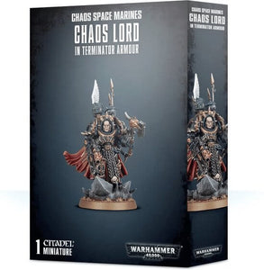 Chaos Space marines: Chaos Lord In Terminator Armour