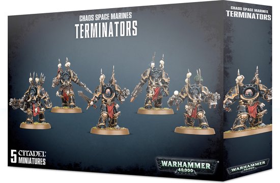 Dit is een foto van het spel Terminators - Chaos Space Marines te koop bij Speldorado Spellenwinkel Delft