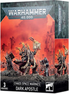 Dit is een afbeelding van het miniatuur Dark Apostle - Chaos Space Marines voor het spel Warhammer, te koop bij Tabletop Miniature Wargames spellenwinkel Speldorado in delft