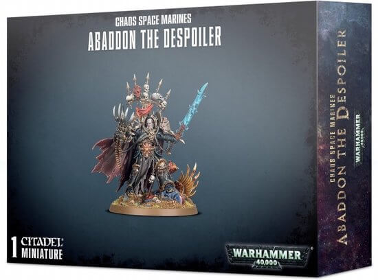 Dit is een foto van het spel Abaddon The Despoiler - Chaos Space Marines te koop bij Speldorado Spellenwinkel Delft