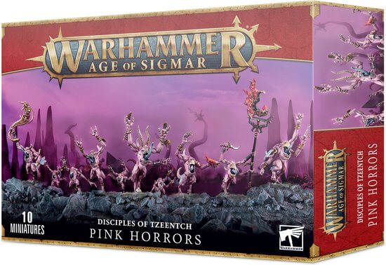 Dit is een foto van het spel Pink Horrors - Disciples of Tzeetch te koop bij Speldorado Spellenwinkel Delft
