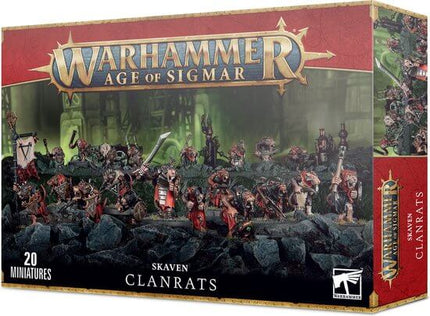 Dit is een foto van het spel Clanrats - Skaven te koop bij Speldorado Spellenwinkel Delft
