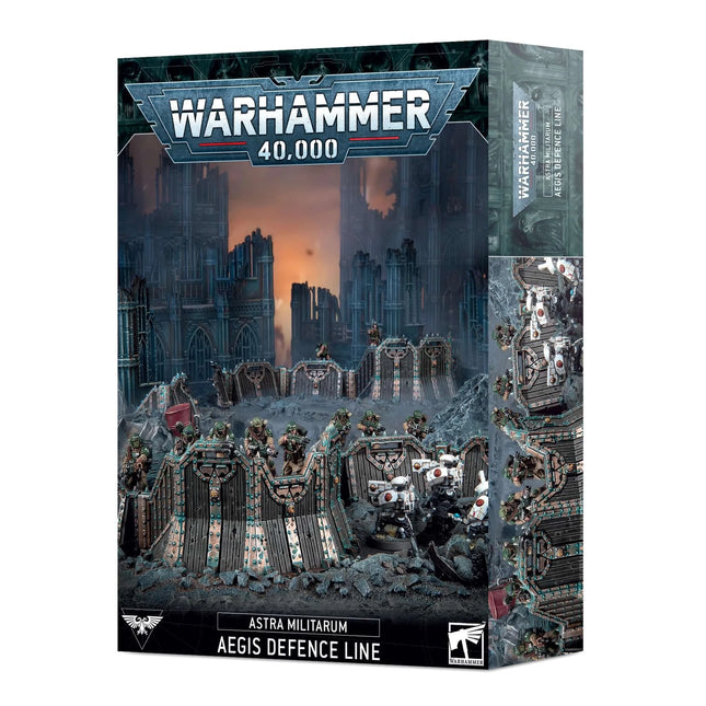 Dit is een foto van het spel Aegis Defence Line - Astra Militarum te koop bij Speldorado Spellenwinkel Delft