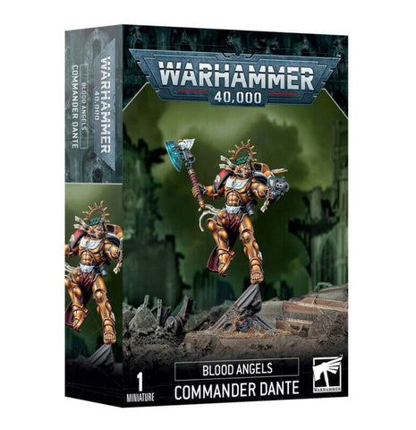 Dit is een afbeelding van het miniatuur Commander Dante - Blood Angels voor het spel Warhammer, te koop bij Tabletop Miniature Wargames spellenwinkel Speldorado in delft