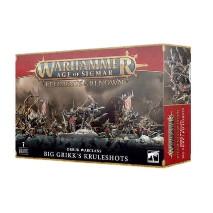 Dit is een foto van het spel Big Grikk'S Kruleshots - Orruk Warclans te koop bij Speldorado Spellenwinkel Delft