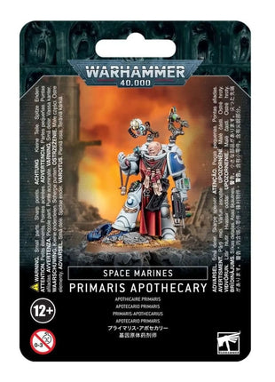 Dit is een afbeelding van het miniatuur Primaris Apothecary - Space Marines voor het spel Warhammer, te koop bij Tabletop Miniature Wargames spellenwinkel Speldorado in delft