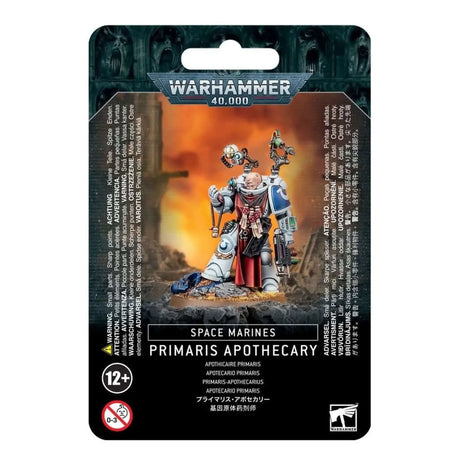 Dit is een afbeelding van het miniatuur Primaris Apothecary - Space Marines voor het spel Warhammer, te koop bij Tabletop Miniature Wargames spellenwinkel Speldorado in delft