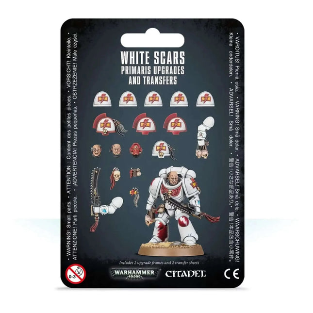 Dit is een foto van het spel White Scars Primaris Upgrades/Transfers - Space Marines te koop bij Speldorado Spellenwinkel Delft