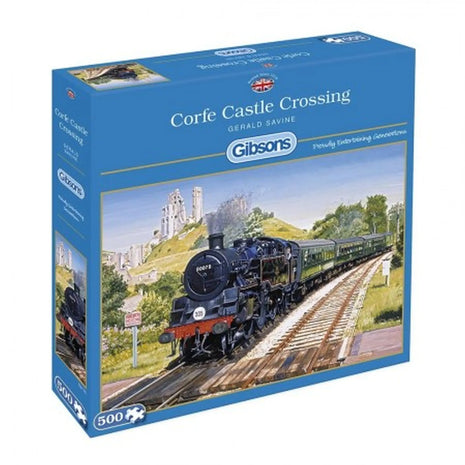 Dit is een foto van het spel Corfe Castle Crossing te koop bij Speldorado Spellenwinkel Delft