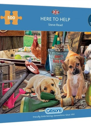 Dit is een foto van het spel Here To Help te koop bij Speldorado Spellenwinkel Delft