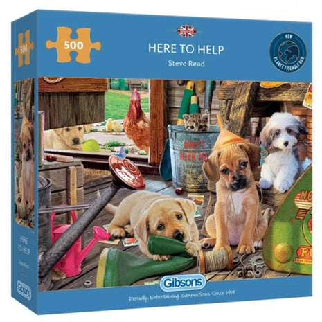 Dit is een foto van het spel Here To Help te koop bij Speldorado Spellenwinkel Delft
