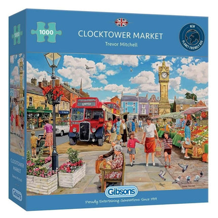 Dit is een foto van het spel Clocktower Market te koop bij Speldorado Spellenwinkel Delft