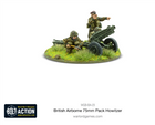 Dit is een foto van het spel British Airborne 75mm Pack Howitzer & Crew te koop bij Speldorado Spellenwinkel Delft