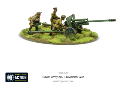 Bolt Action Soviet Zis-3 76Mm Divisional Gun - En