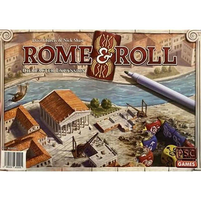 Dit is een foto van het spel Rome and Roll Character Expansion EN te koop bij Speldorado Spellenwinkel Delft