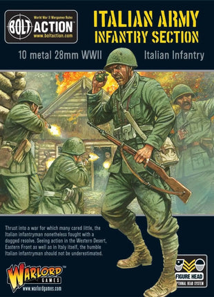 Dit is een foto van het spel Italian Infantry Section - En te koop bij Speldorado Spellenwinkel Delft
