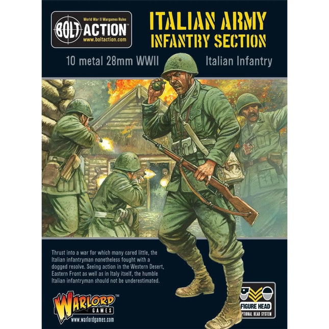 Dit is een foto van het spel Italian Infantry Section - En te koop bij Speldorado Spellenwinkel Delft